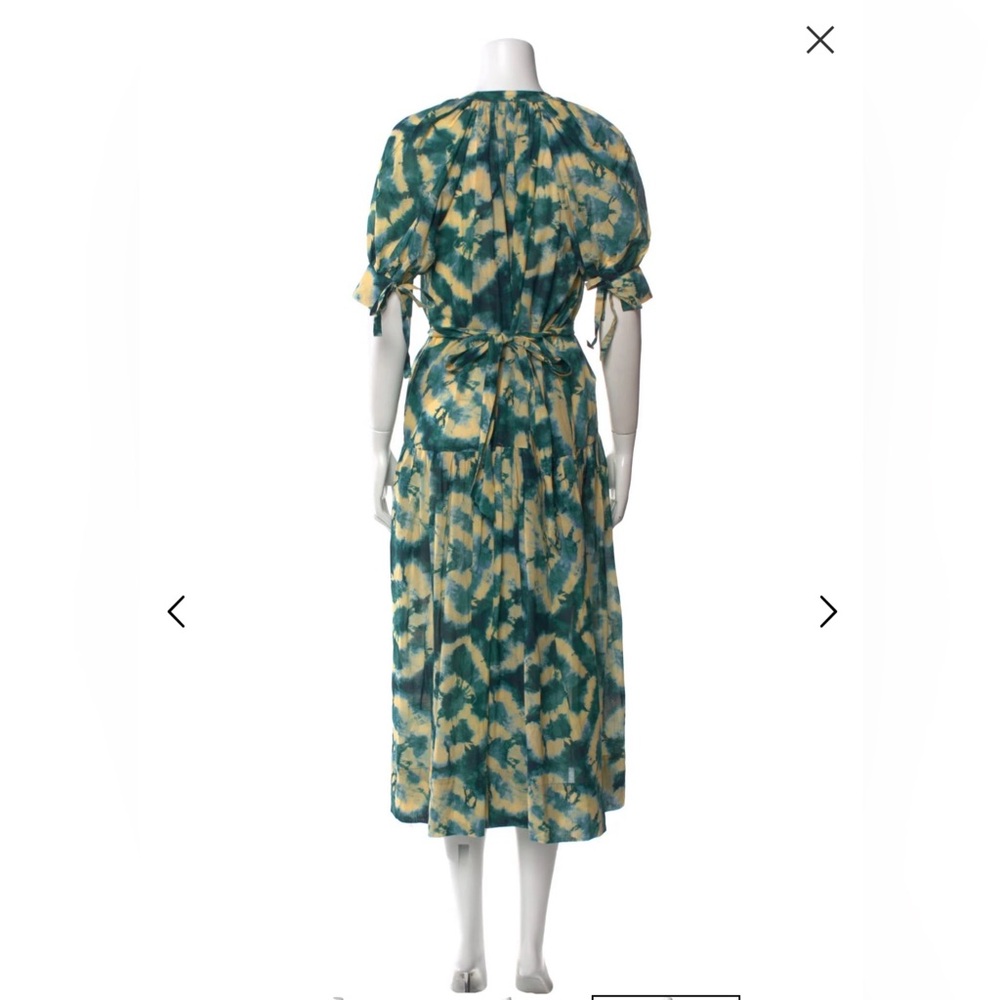 ❗️Ulla Johnson STUNNING / Selena Tie dye printed dress - Picture 6 of 6